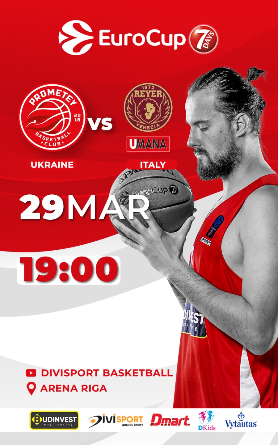 Prometey vs Umana Reyer Venice