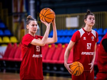 Тренування напередодні гри з БК "Уні Дьєр". EuroCup Women. 23.11.21
