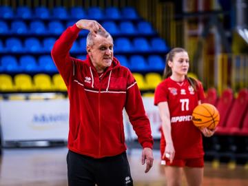 Тренування напередодні гри з БК "Уні Дьєр". EuroCup Women. 23.11.21