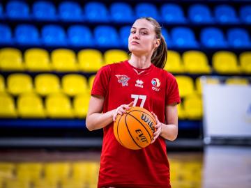 Тренування напередодні гри з БК "Уні Дьєр". EuroCup Women. 23.11.21