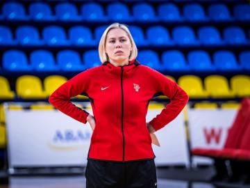 Тренування напередодні гри з БК "Уні Дьєр". EuroCup Women. 23.11.21