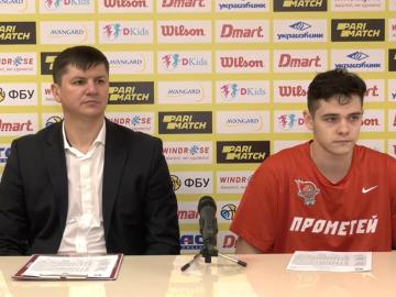 БК "Прометей-2-ДДТУ" - БК "Прометей": післяматчеві коментарі гравця Ігоря Клімова та головного тренера Дмитра Маркова. Кубок України. 26.12.2021