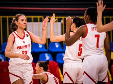 БК "Прометей"- БК "Ельфік Фрібург". EuroCup Women. 22.12.2021