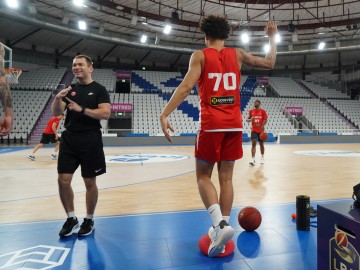 Тренування Прометея напередодні гри з БК Брешія. 7DAYS EuroCup.