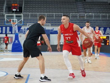 Тренування Прометея напередодні гри з БК Брешія. 7DAYS EuroCup.