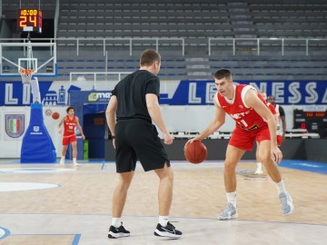 Тренування Прометея напередодні гри з БК Брешія. 7DAYS EuroCup.