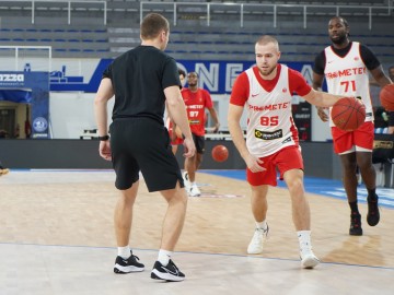 Тренування Прометея напередодні гри з БК Брешія. 7DAYS EuroCup.