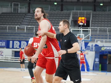 Тренування Прометея напередодні гри з БК Брешія. 7DAYS EuroCup.