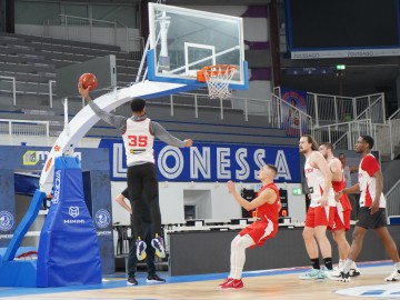 Тренування Прометея напередодні гри з БК Брешія. 7DAYS EuroCup.