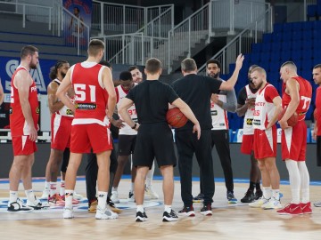 Тренування Прометея напередодні гри з БК Брешія. 7DAYS EuroCup.