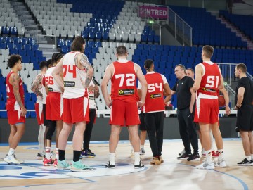 Тренування Прометея напередодні гри з БК Брешія. 7DAYS EuroCup.