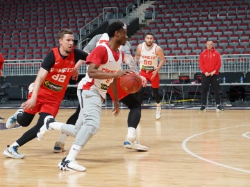 Тренування Прометея напередодні гри з БК Венеція. EuroCup