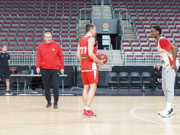 Тренування Прометея напередодні гри з БК Венеція. EuroCup