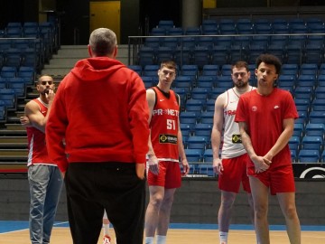 Тренування БК "Прометей" напередодні гри з БК "Тарту Юлікол Макс енд Моорітс". ЛЕБЛ