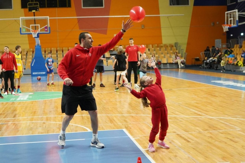 БК "Прометей" провів нове тренування в рамках соціальної програми Євроліги One Team