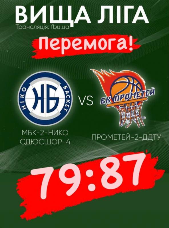"МБК-2-НИКО-СДЮСШОР-4" (Миколаїв) - БК "Прометей-2-ДДТУ"