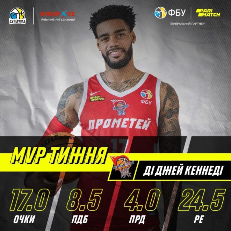 Дi Джей Кеннедi - MVP 10-го iгрового тижня!